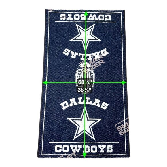 Dallas Cowboys Football NFL Team Poncho Sarape Jorongo Adult OS Cape Blanket - Picture 6 of 7